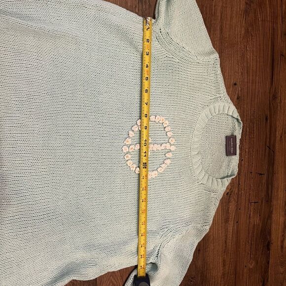 Wooden Ships mint green peace sweater - Picture 9 of 10
